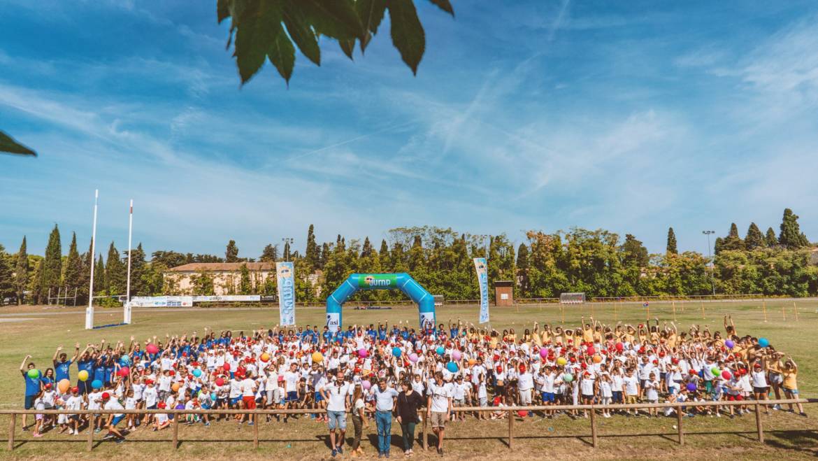 JUMP DAY – La carica dei 615 bambini POLIS al campo da rugby